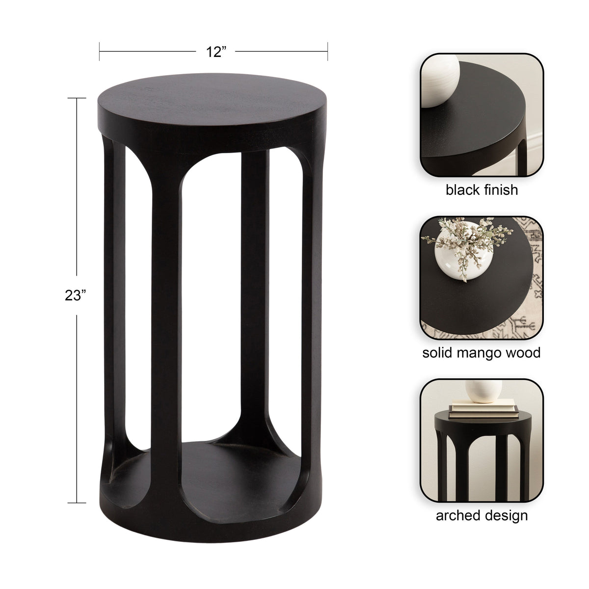 Dahl Wood Drink Table