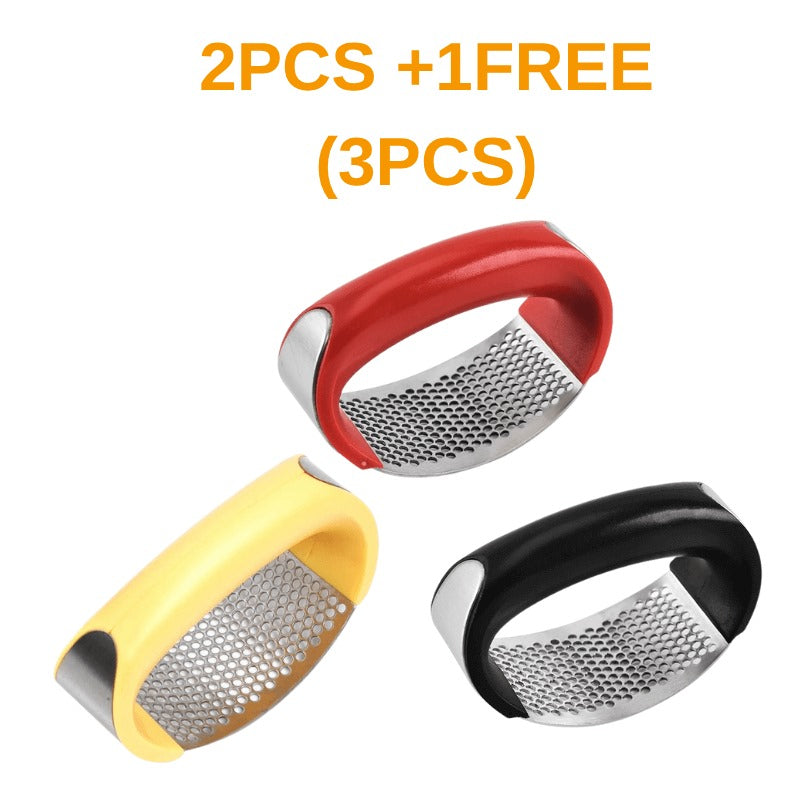 Stainless Steel Garlic Masher Garlic Press Household Manual Curve Fruit Vegetable Tools Kitc hen Gadgets