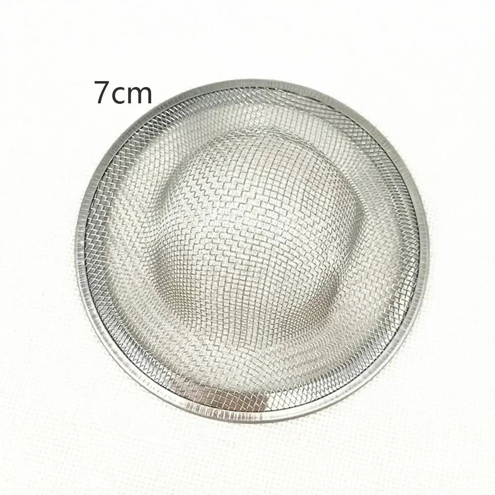 Stainless Steel Sink Strainer | Kitchen Mesh Drain Filter with Hair Catcher